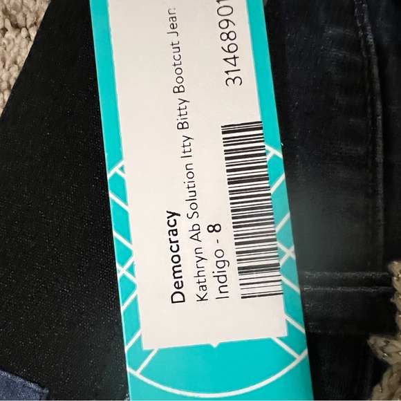 Democracy Kathryn Ab Solution Itty Bitty Bootcut Jean Women's Size 8 - Picture 5 of 6